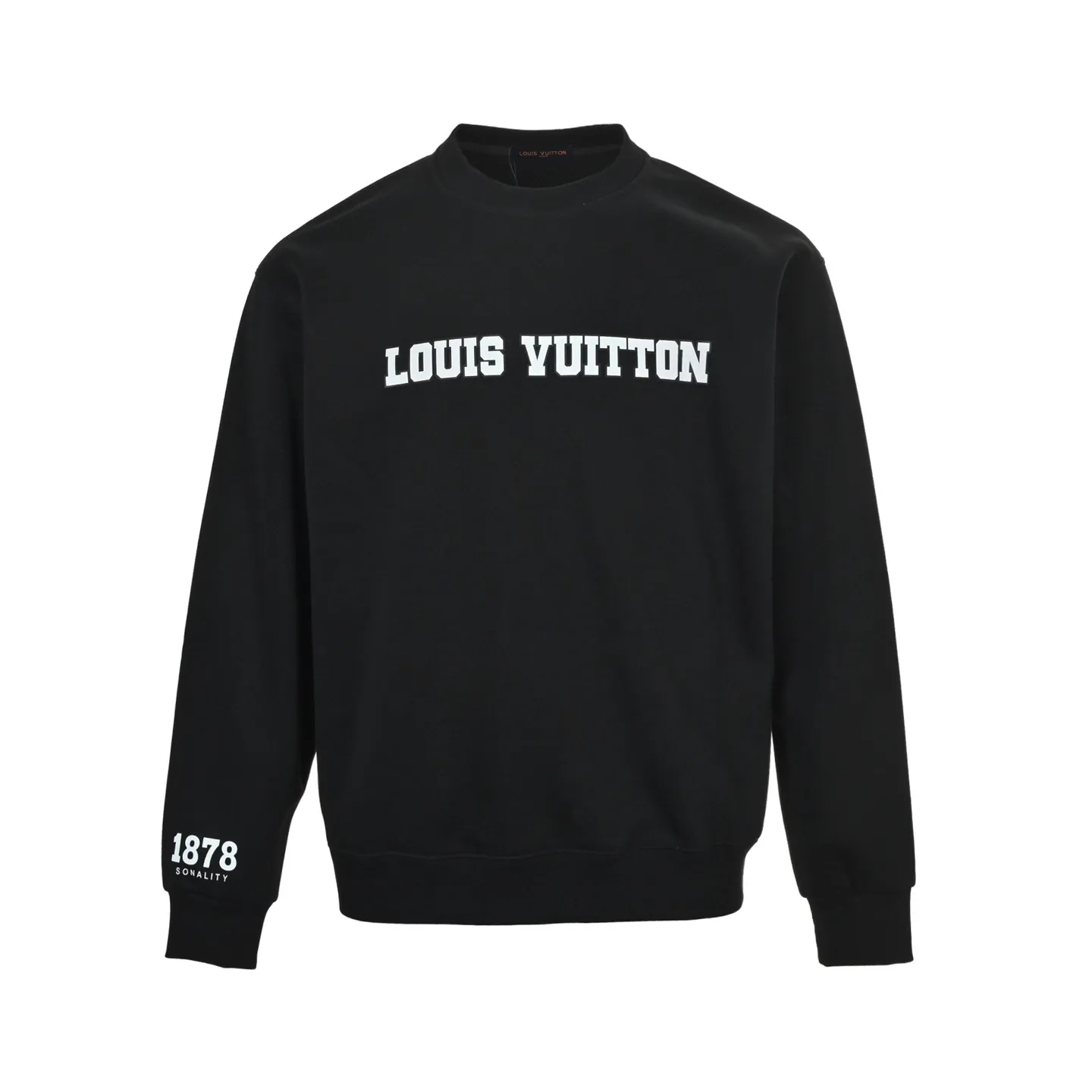Louis Vuitton/Louis Vuitton 25Fw cuff 1878 round neck sweatshirt